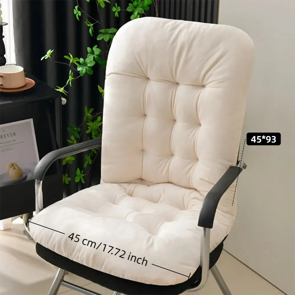 45×93cm Washable Cotton Chair Cushion – Recliner & Hammock Pad