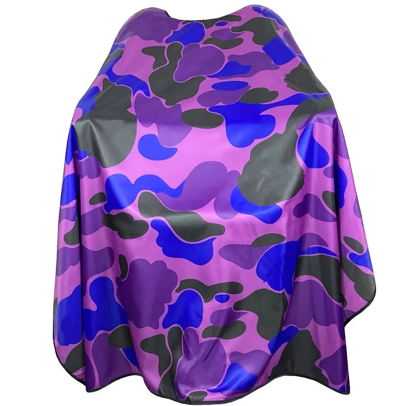 Camouflage Barber Cape – Waterproof Anti-Static Haircut Apron