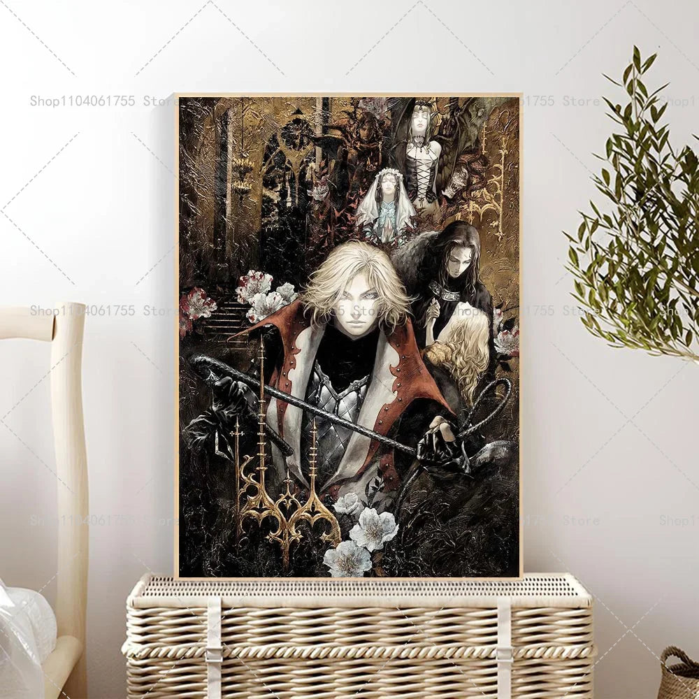 Castlevania Poster – Self-Adhesive Waterproof Wall Art Sticker