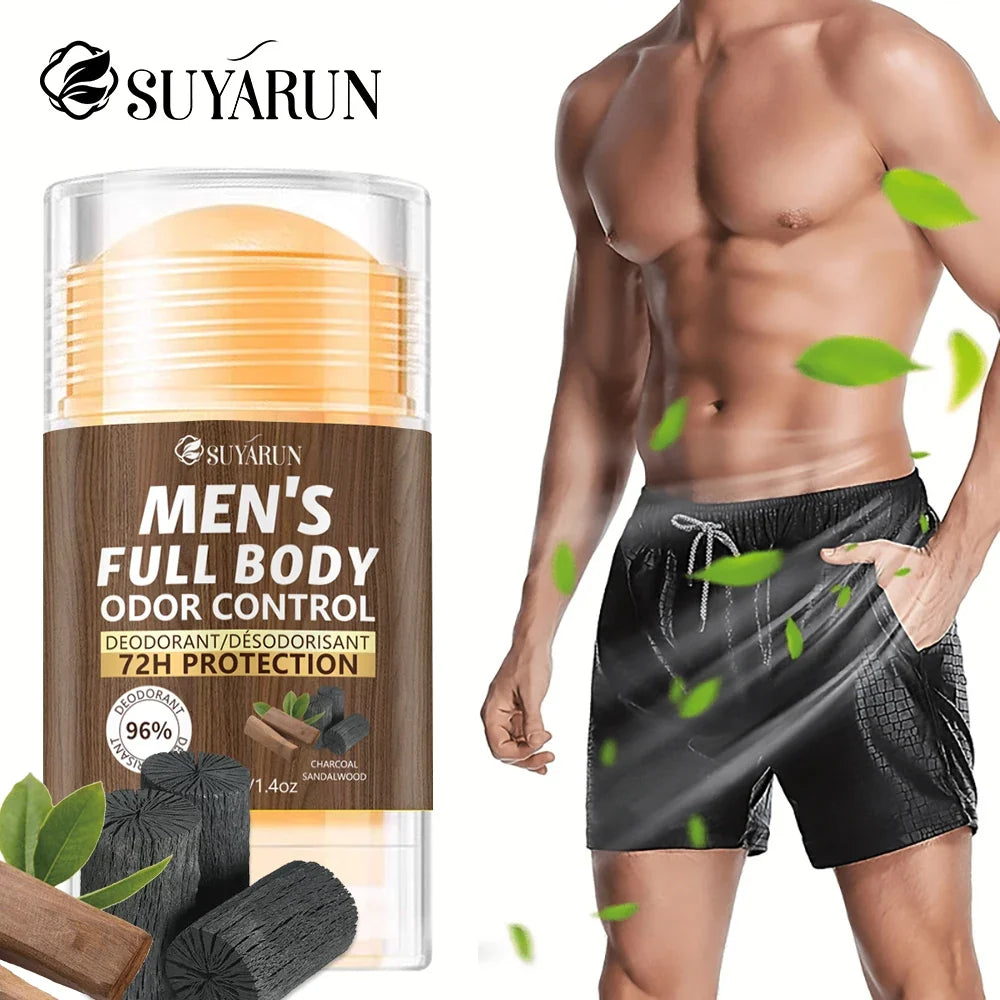SUYARUN Natural Deodorant Stick – 72H Full Body Freshness