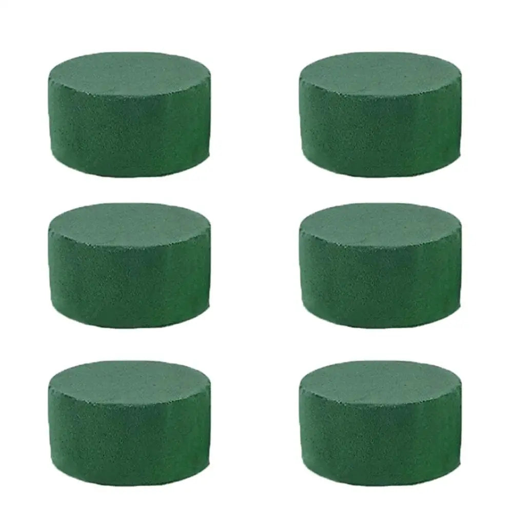 6-Pack Green Floral Foam Blocks | Wet & Dry Flower Arrangement