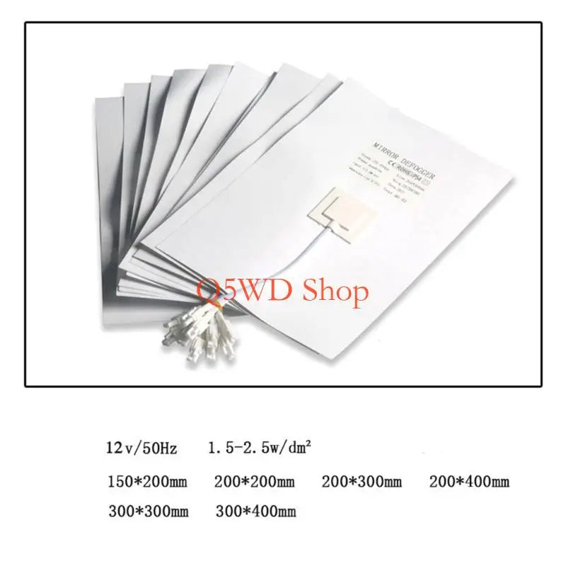 12V Bathroom Mirror Anti-Fog Heating Film | PET Defogger