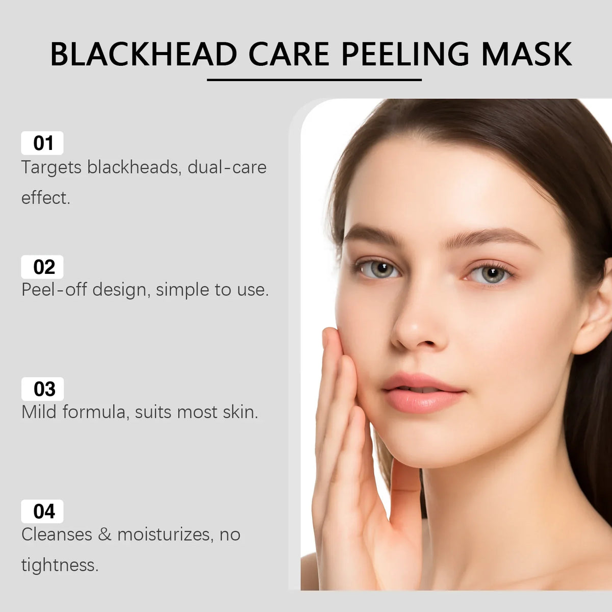 Peel-Off Mud Face Mask – Deep Pore Cleansing & Moisturizing