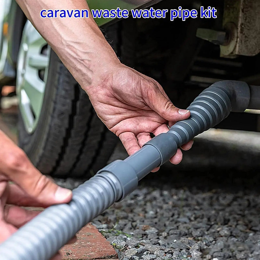 RV Sewer Hose Kit – Flexible Leakproof Caravan Drain Pipe 3–5M