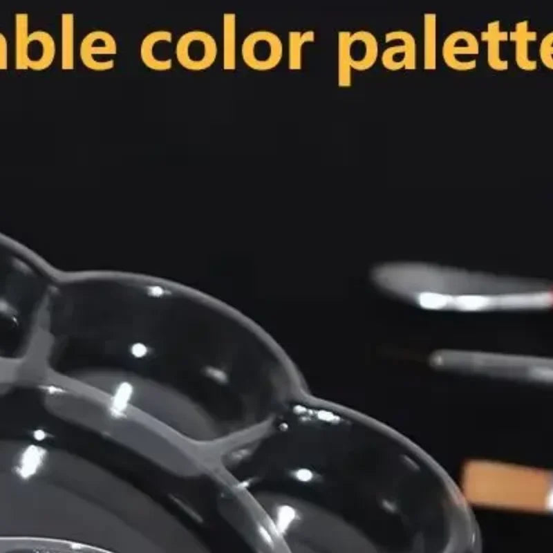 10-Pack Paint Palettes – Watercolor & Oil Color Mixing Trays