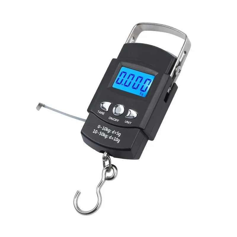 Portable Hanging Luggage Scale 50kg LCD + Tape Measure | NOCCLILI