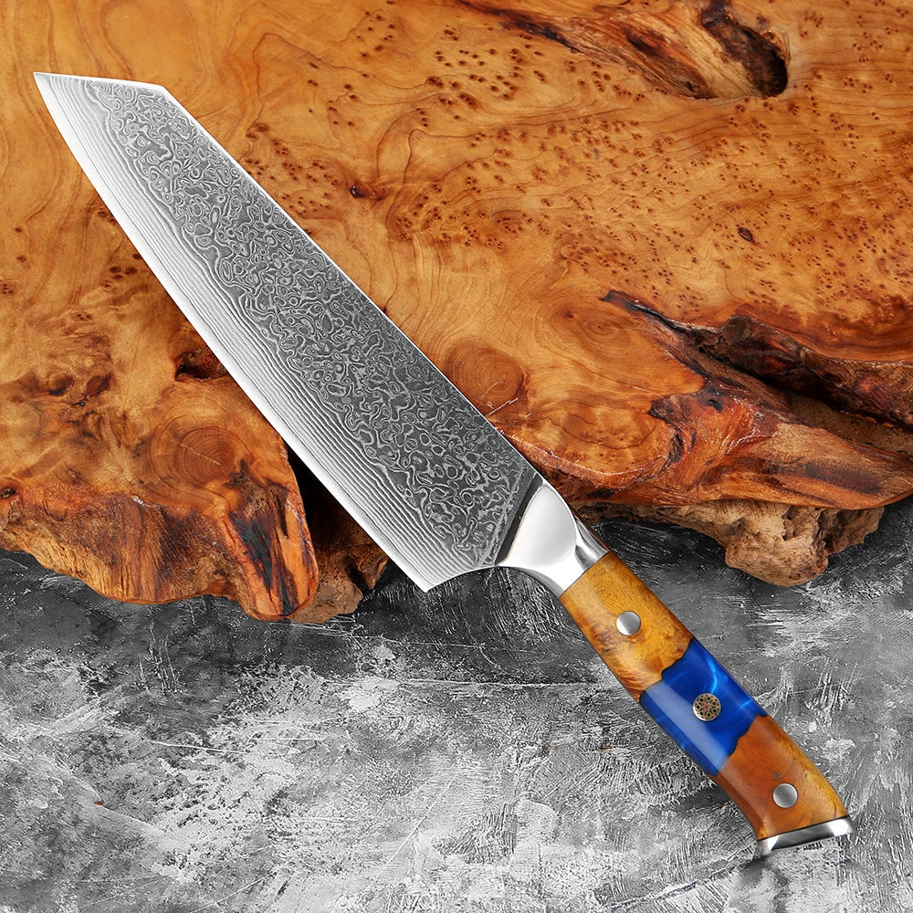 8" VG10 Damascus Steel Kiritsuke Chef Knife – XITUO