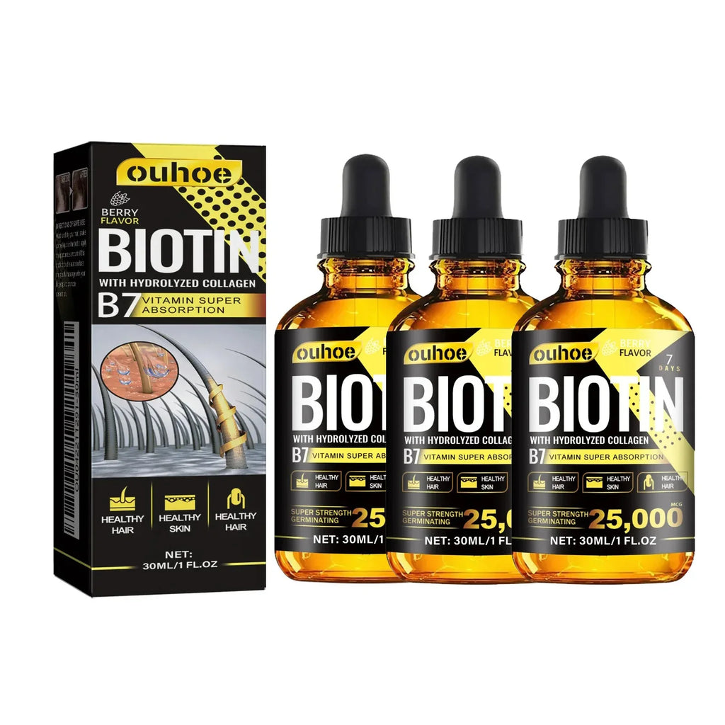 Collagen Biotin B7 Hair Growth Oil – Anti Hair Loss Treatment