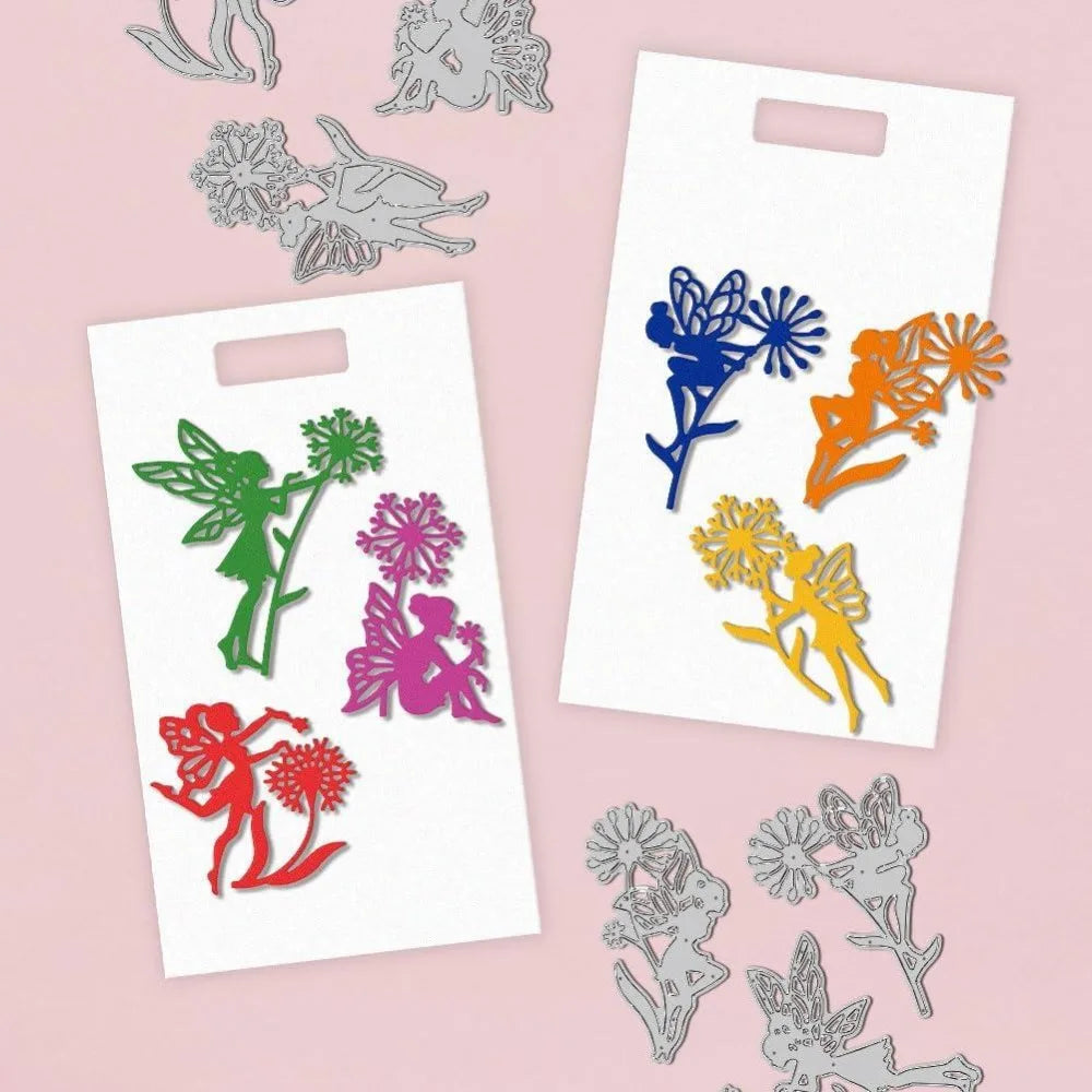 Dandelion Fairy Cutting Dies – 6 Styles Card Making Stencils