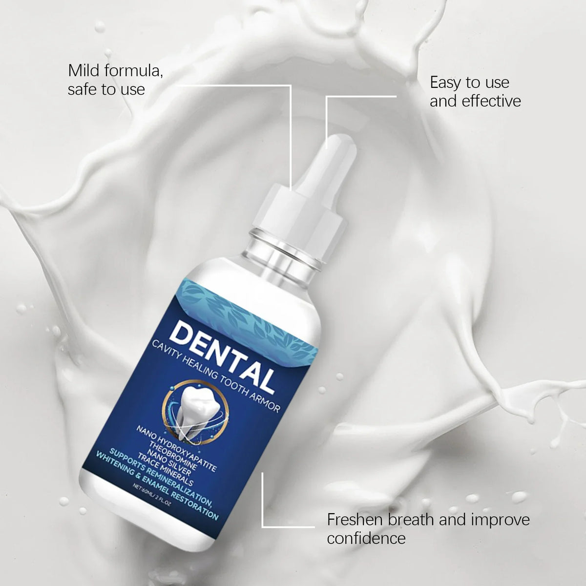 Tooth Whitening Serum – Gum Care & Enamel Repair Oral Hygiene