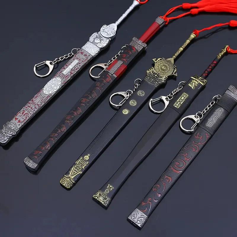 22cm Tiger Head Spear Miniature | Ancient Weapon Replica Model