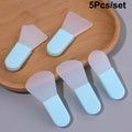 5-Piece Silicone Face Mask Brush Set | Mud & Cream Applicator