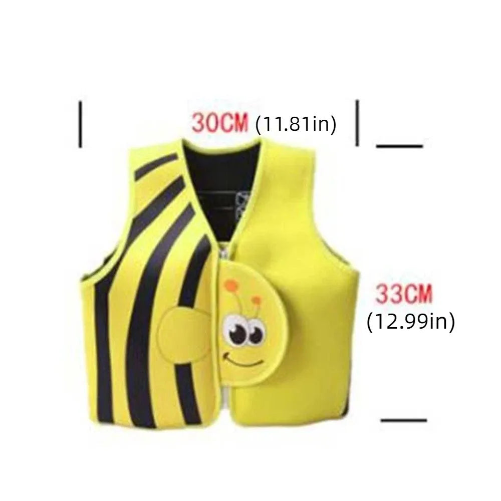 Kids Buoyancy Swim Vest – Adjustable Anti-Rollover Float Jacket