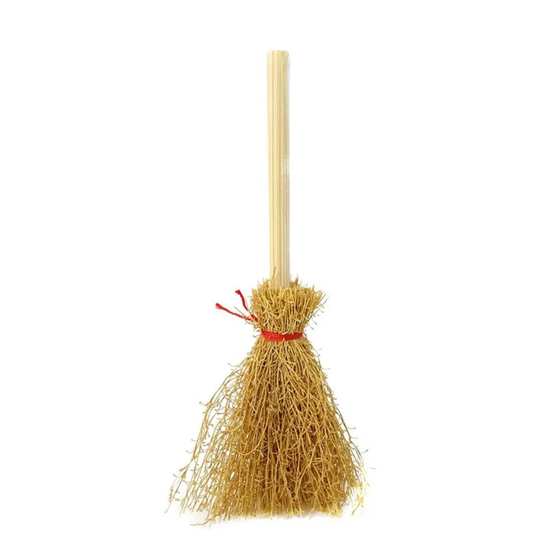 Miniature Witch Broom | Halloween Dollhouse Decor Prop