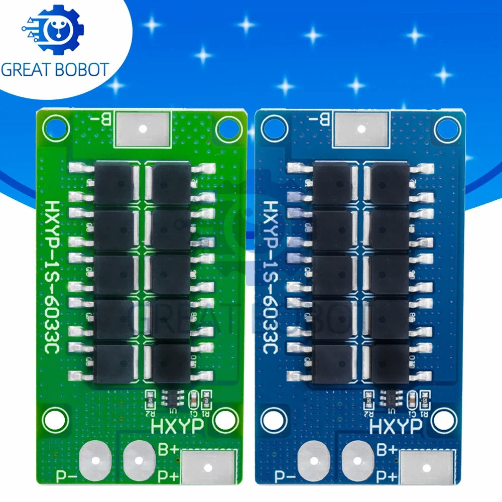 1S 30A BMS Protection Board – LiFePO4 & Li-ion 18650