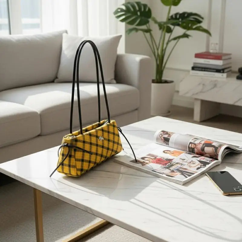 Women's Striped Large Capacity Tote Shoulder Bag | Daily & Office