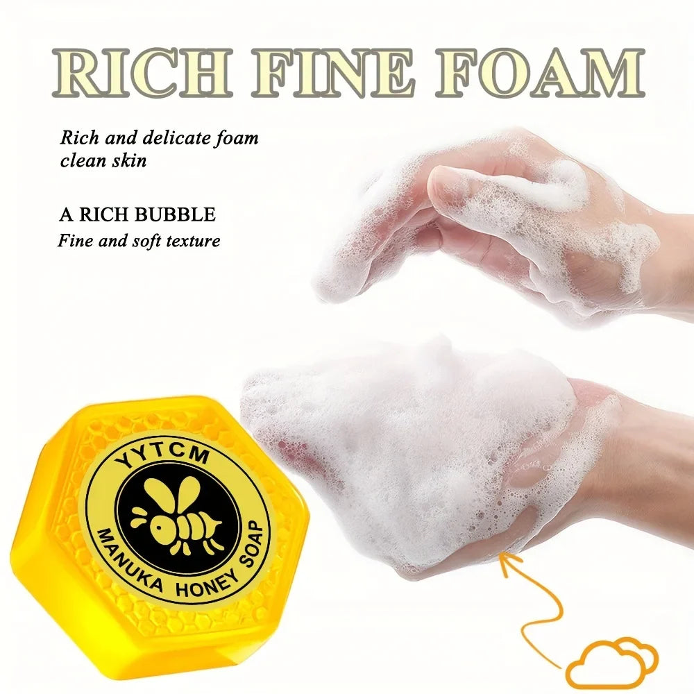 Manuka Honey Handmade Bar Soap – Face, Body & Hand 65g