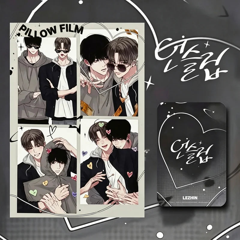 Korean BL Manhwa You My World Lomo Card Juhyeok Suah Q Version Photo
