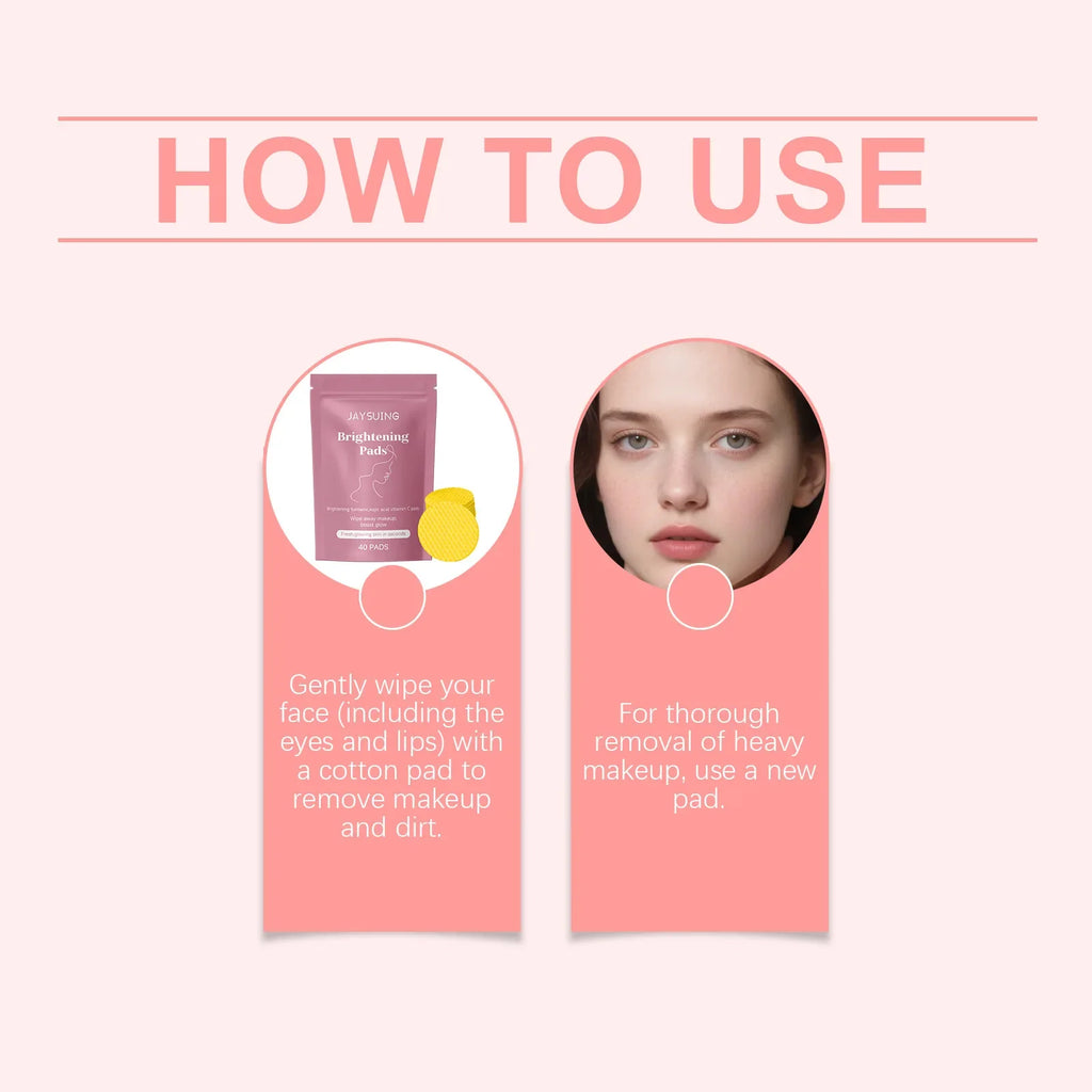 Turmeric Kojic Acid Brightening Cleansing Pads | Exfoliate & Glow