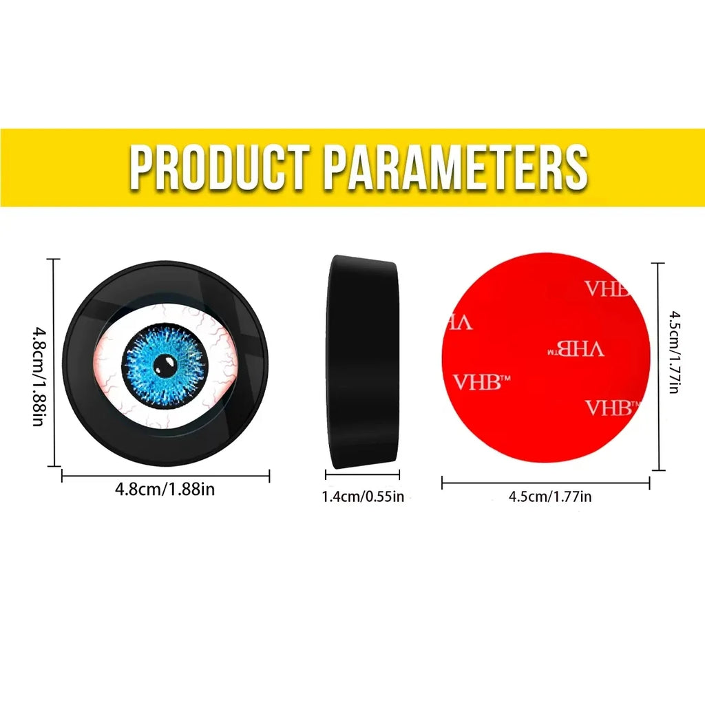 3D Devil Eye LED Motorcycle Decorative Light | 5V–36V Kit