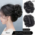 Messy Curly Synthetic Hair Bun Clip-In Hairpiece for Women