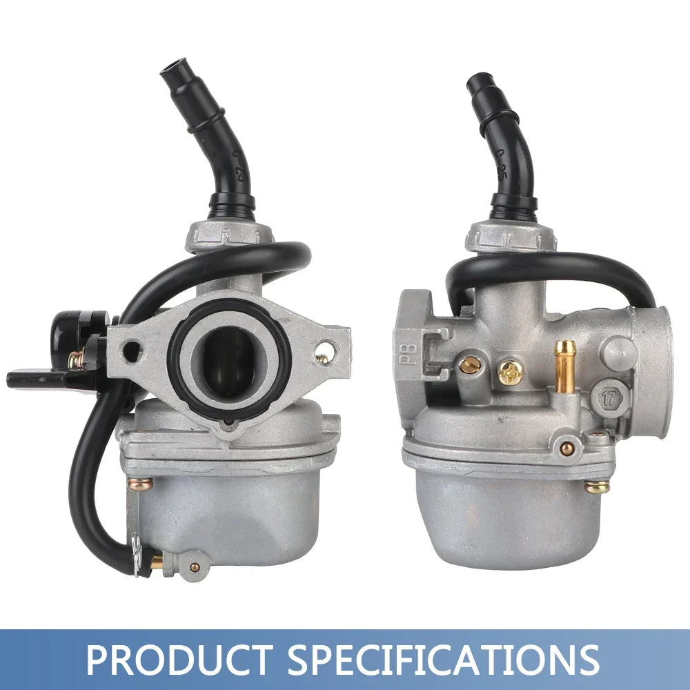 PZ19 19mm Carburetor for 50cc 70cc 90cc 110cc ATV Dirt Bike