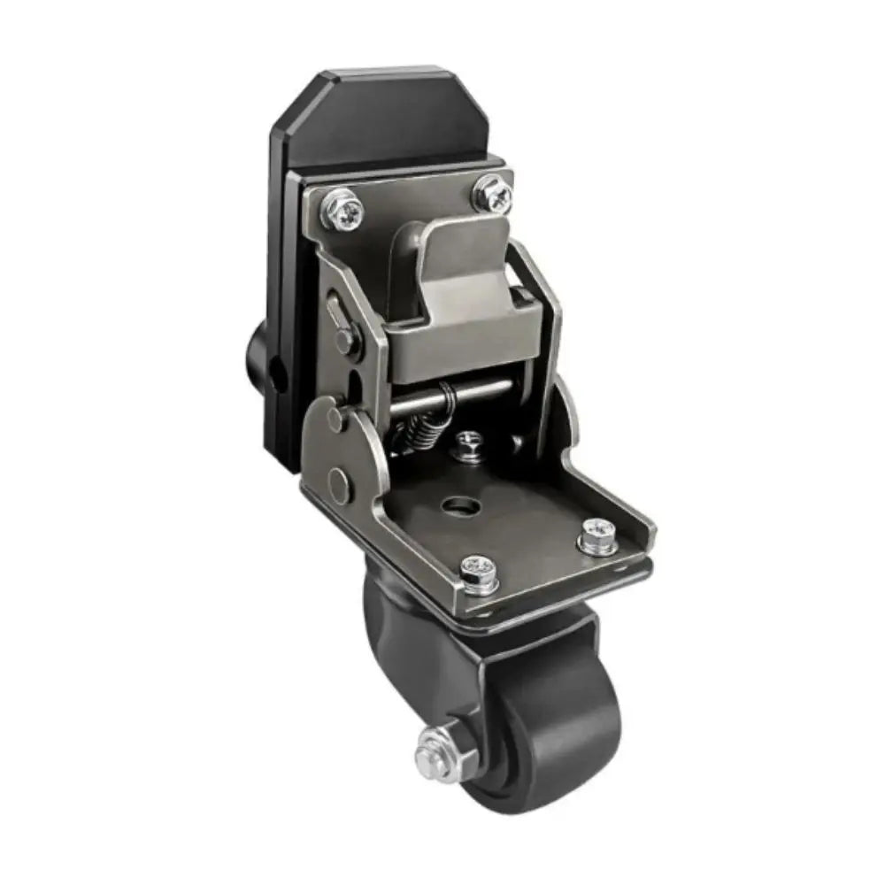 Stainless Steel Toolbox Caster Wheels – 200 lbs Foldable