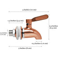 Stainless Steel Beverage Dispenser Spigot – Replacement Faucet