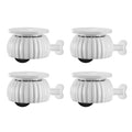 4-Pack Self-Adhesive 360° Swivel Furniture Caster Wheels
