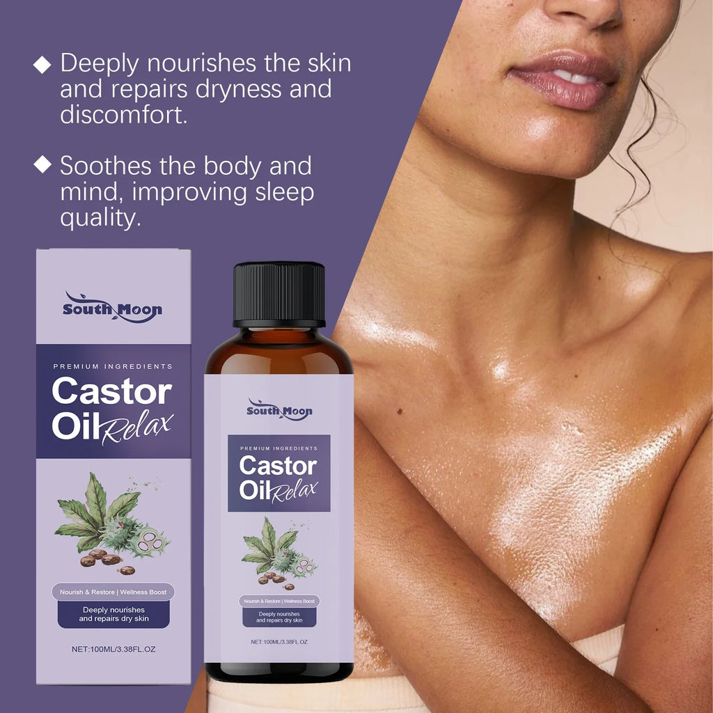 South Moon Castor Body Massage Oil – Nourishing & Firming 100ml
