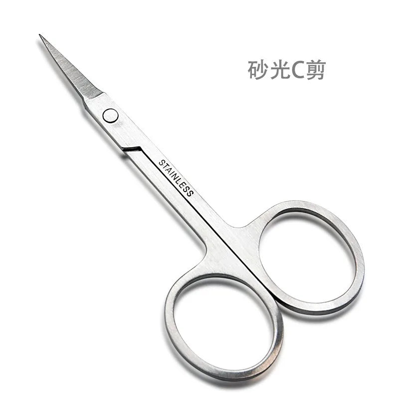 10-Piece Curved Manicure Scissors Set – Stainless Steel