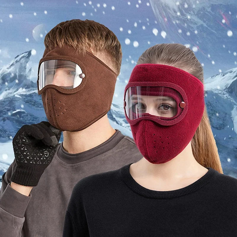 Full Face Balaclava with Removable Goggles | Anti-Fog Dustproof