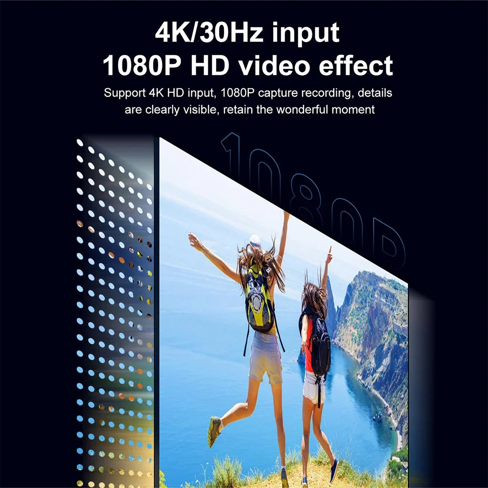 4K HDMI Capture Card USB-C USB 3.0 | PS5 Xbox Switch Streaming