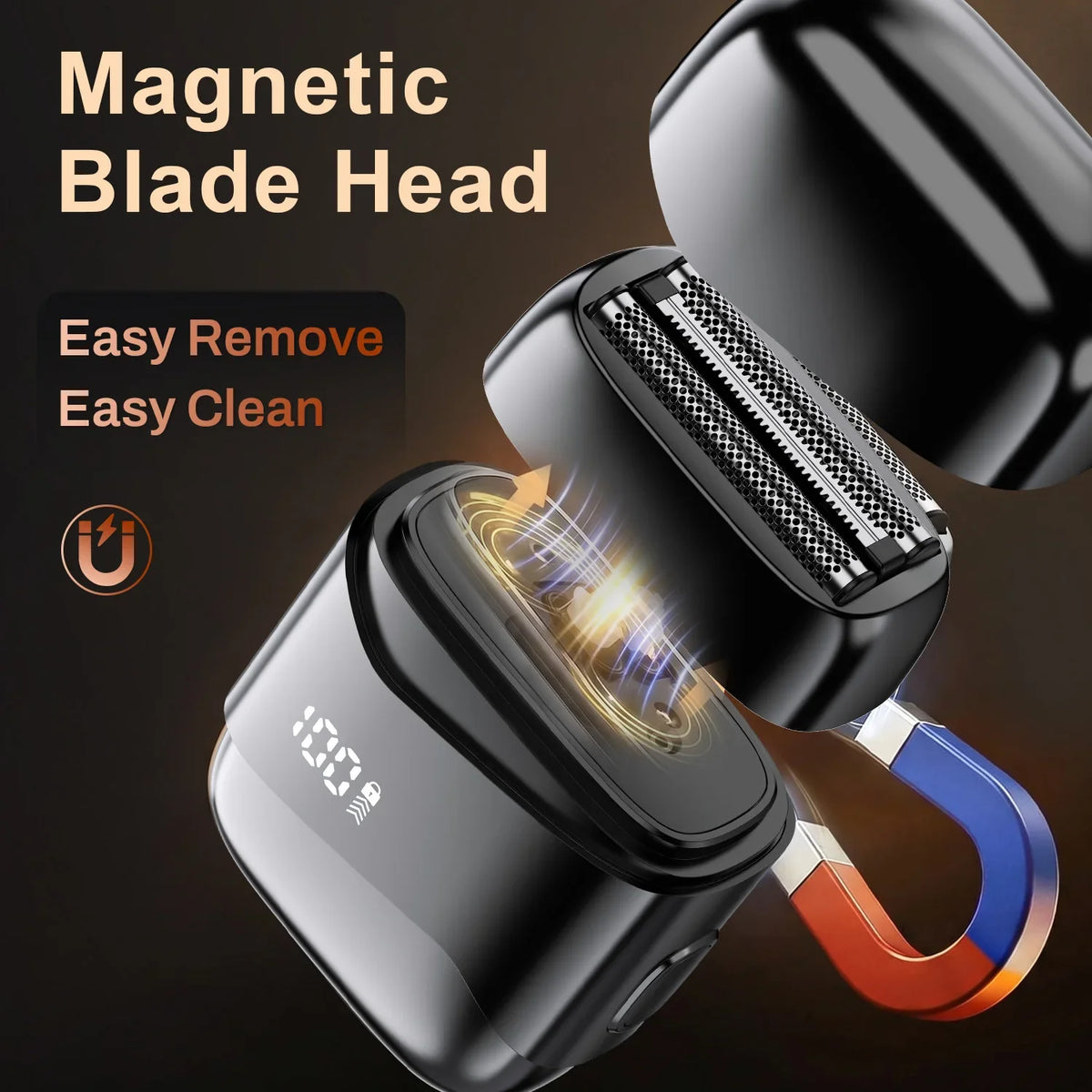 BALASHOV Mini Foil Shaver – Waterproof Travel Electric Razor