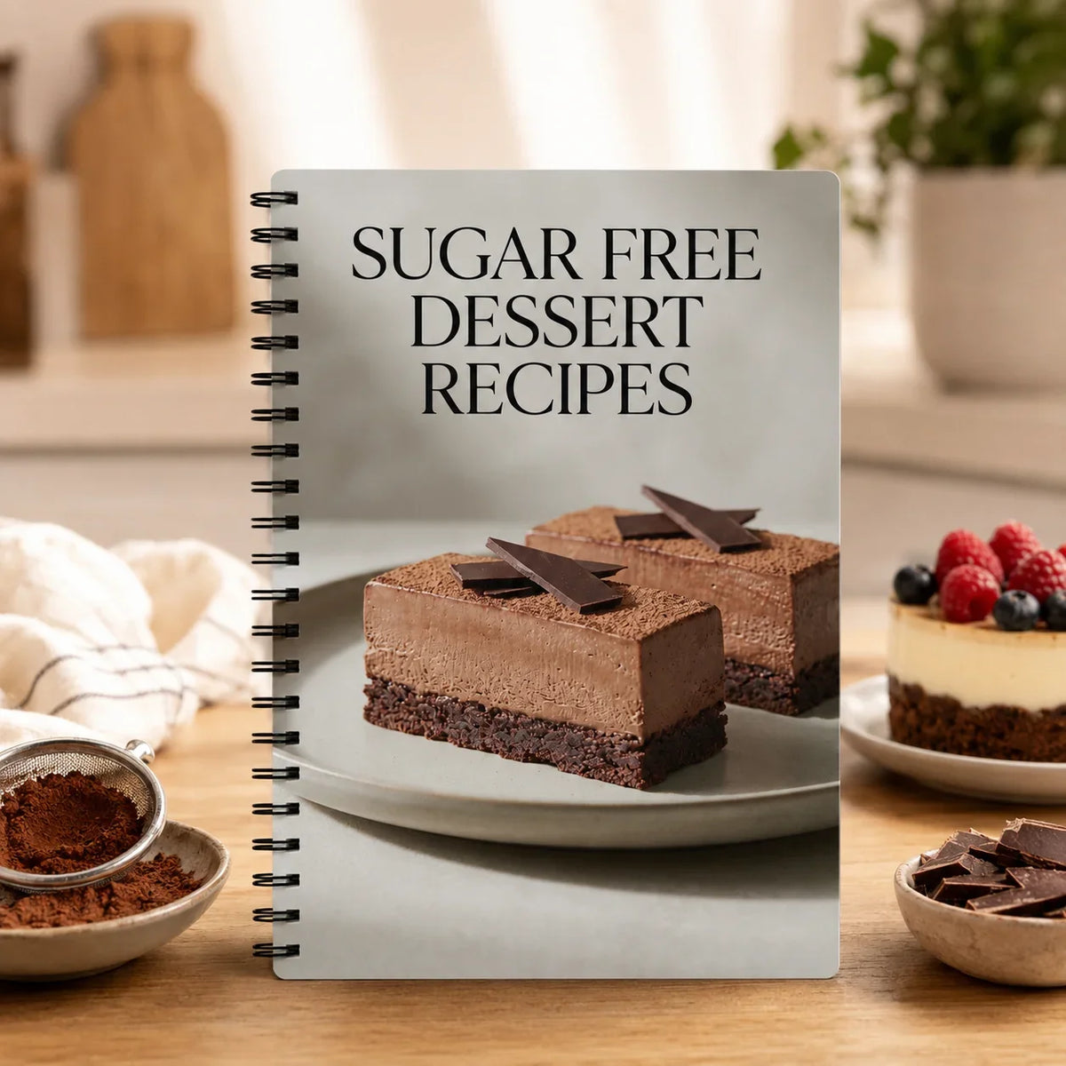 Sugar Dessert Recipes Notebook Guilt-free Healthy Sweet Supports