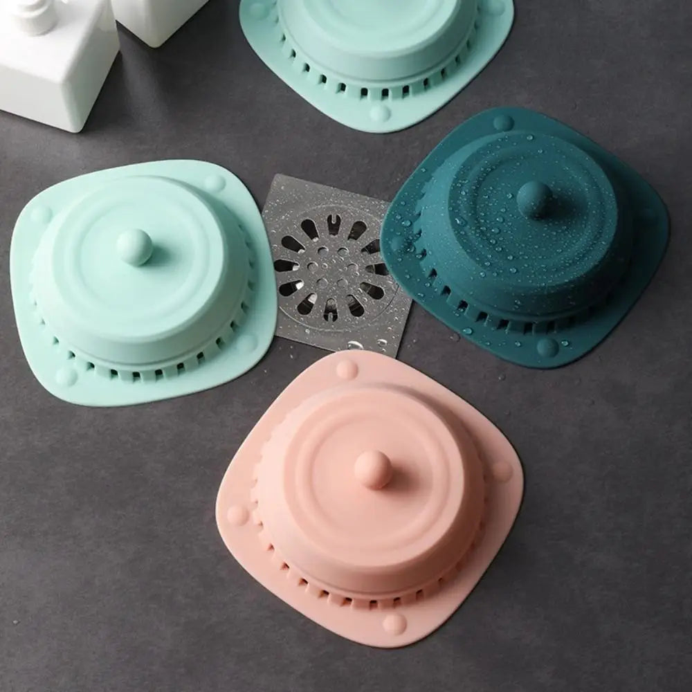 Durable Silicone Floor Drain Cover Anti-odor Strainer Sewer