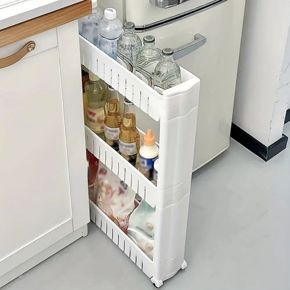 Crack Organizer Removable Shelf Wheels Multifunctional Suitable