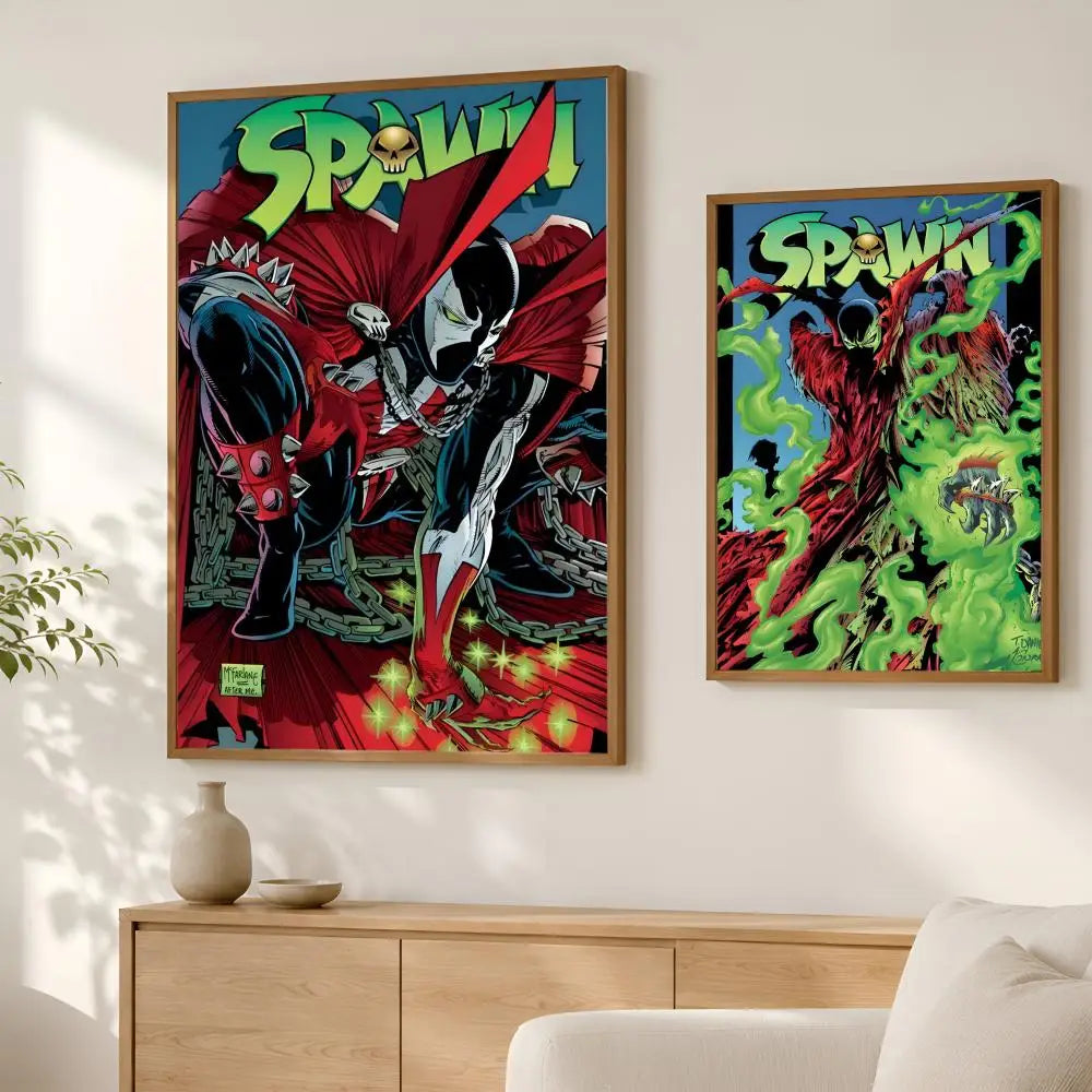Spawn HD Self-Stick PVC Wall Poster – Waterproof Home Decor