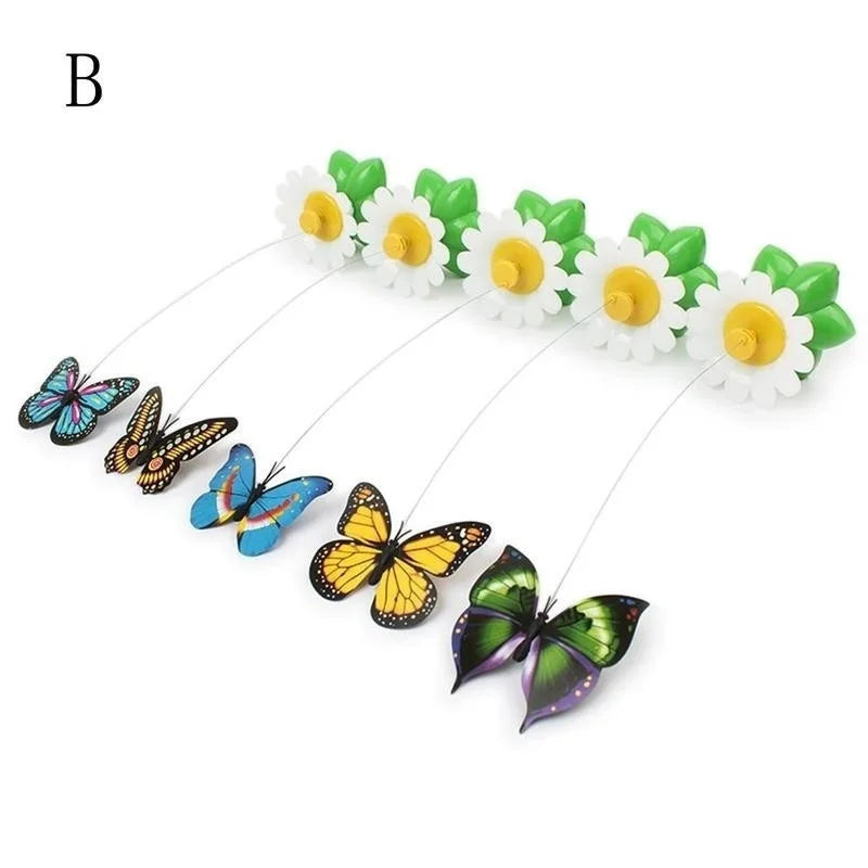 Electric Butterfly Flying Cat Toy – Flower Motion Teaser