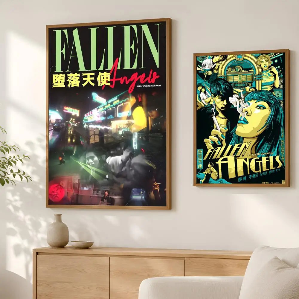 Fallen Angels Movie Poster – Self-Stick HD Waterproof Wall Art