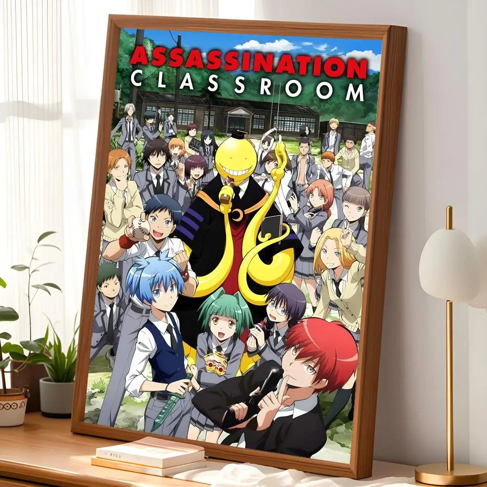 Assassination Classroom Self-Stick HD Wall Art Poster | Waterproof