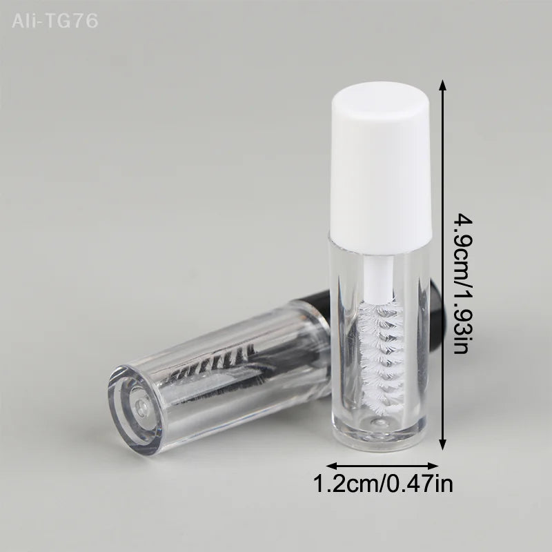 Empty Mascara Tubes with Eyelash Wand – 1.2ml Refillable 3 Pack