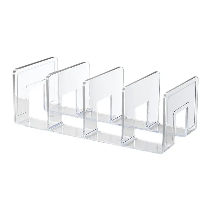 Purse Storage Organizer Closet 4 Slots Clear Shelf Dividers Clutch