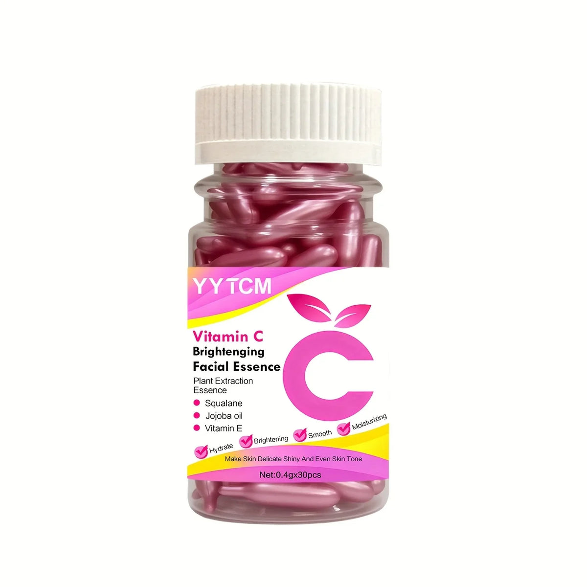 Vitamin C Brightening Capsule Essence – Squalane & Jojoba Oil