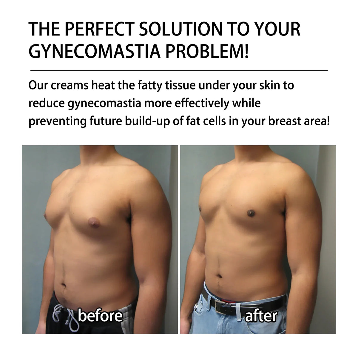 Men's Chest Firming Massage Cream | Lightweight Body Sculpting