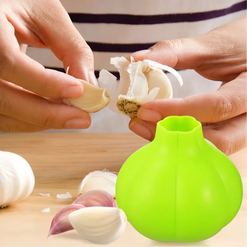 Silicone Garlic Peeler – Easy Skin Remover Kitchen Tool
