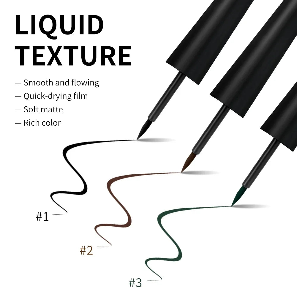 Matte Liquid Eyeliner Pen – 17H Waterproof & Smudge-Proof