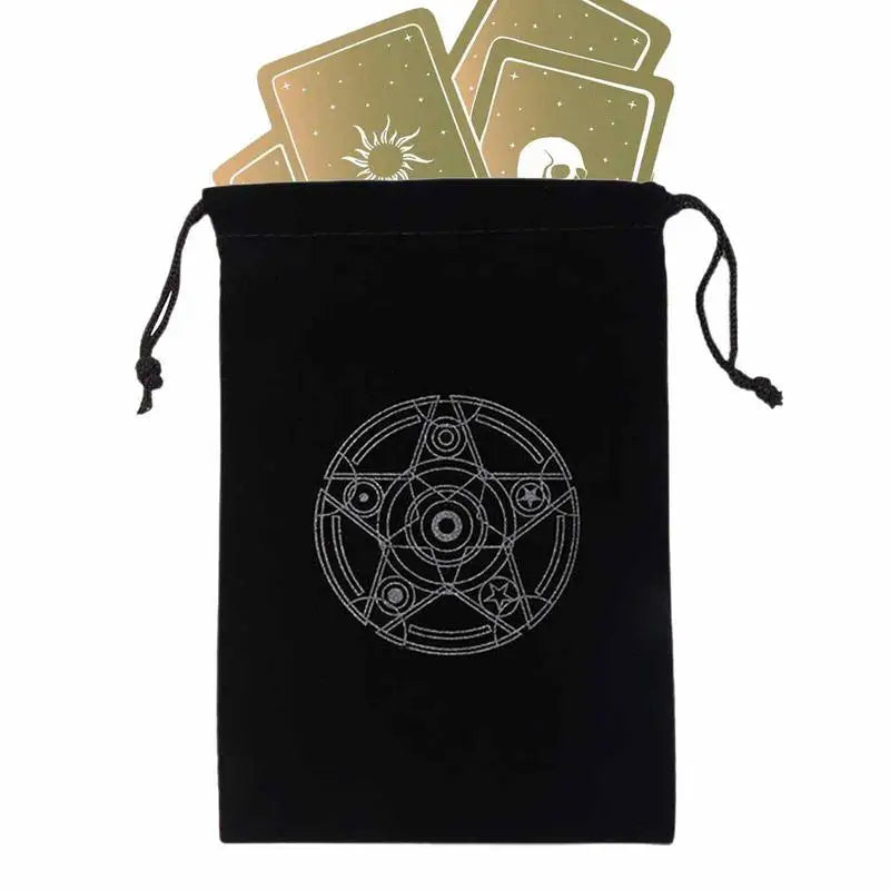 Tarot Card Holder Pouch Storage Special Bag Mysterious Black Magic