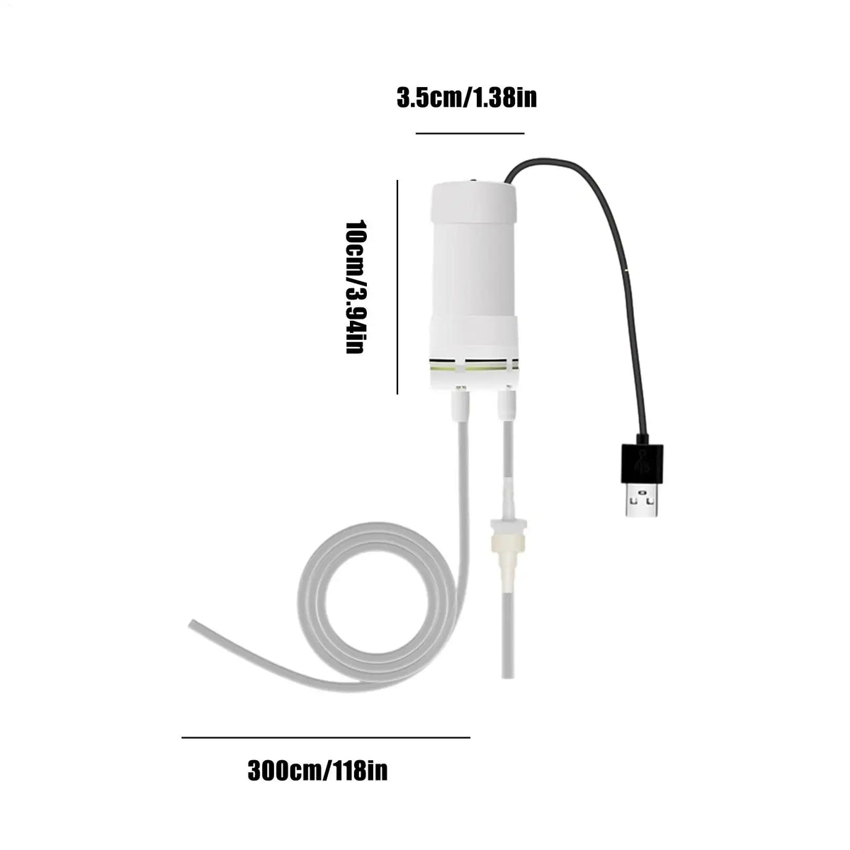 USB Self-Priming Siphon Pump | Aquarium, Garden & Pool