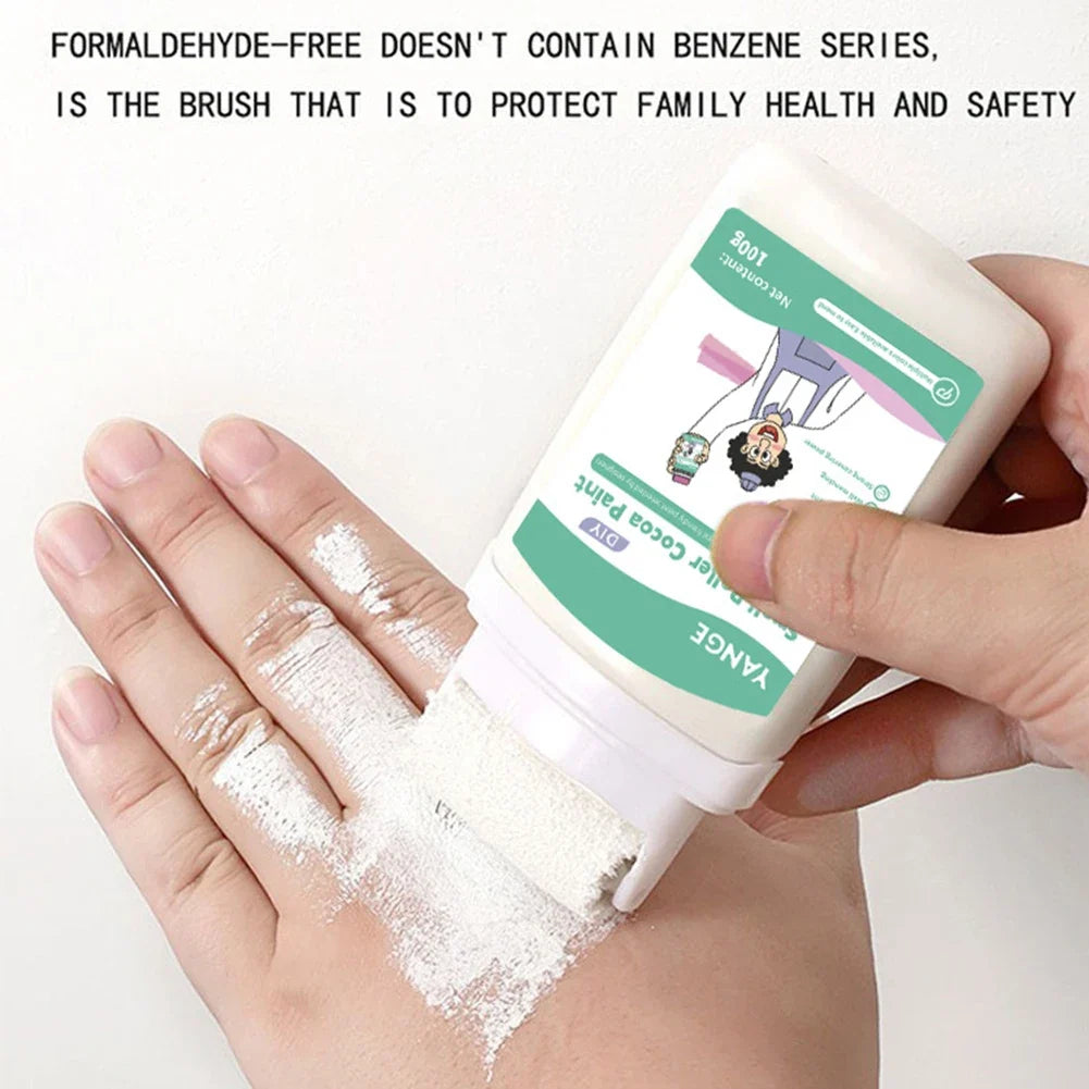 High Coverage Wall Touch-Up Paint | Quick-Dry White Repair